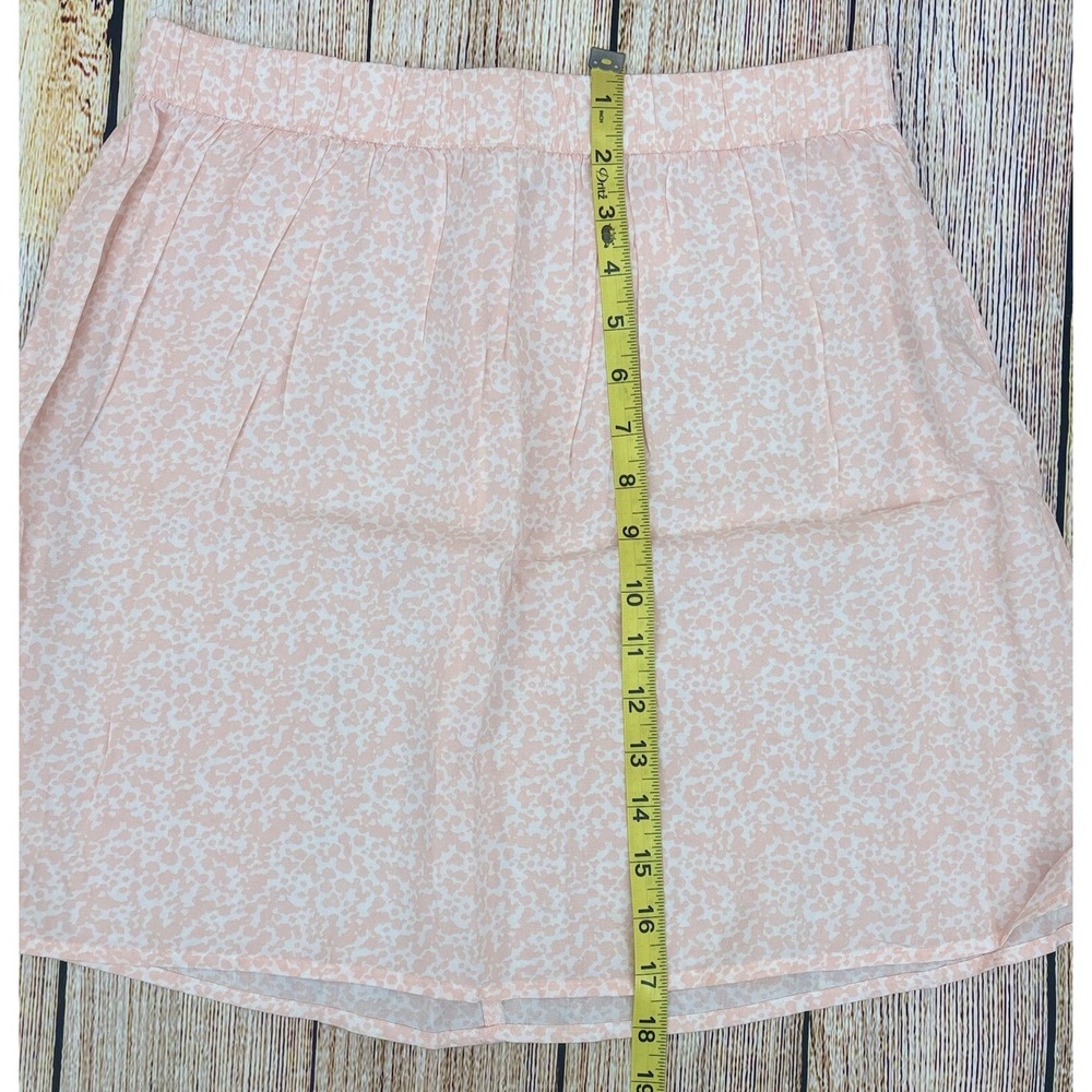 Abound Women's Skirt Size Medium White Pink Mini‎ Moo Elastic Waist NWT - Picture 4 of 7